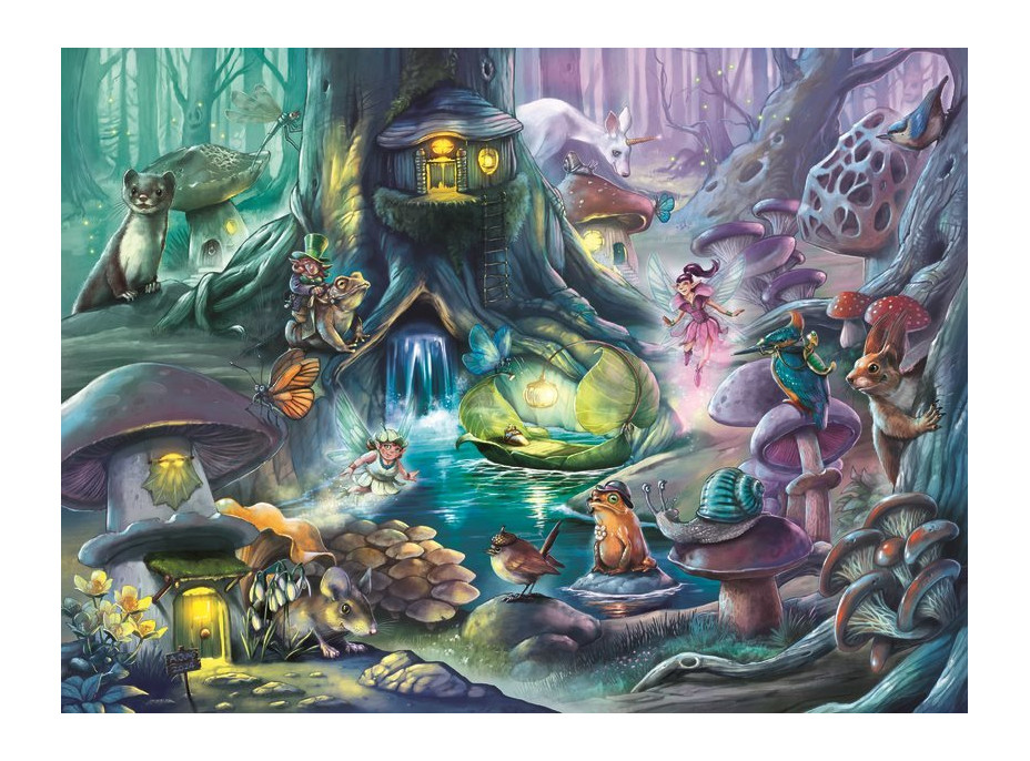 RAVENSBURGER Puzzle Kúzelný les XXL 150 dielikov
