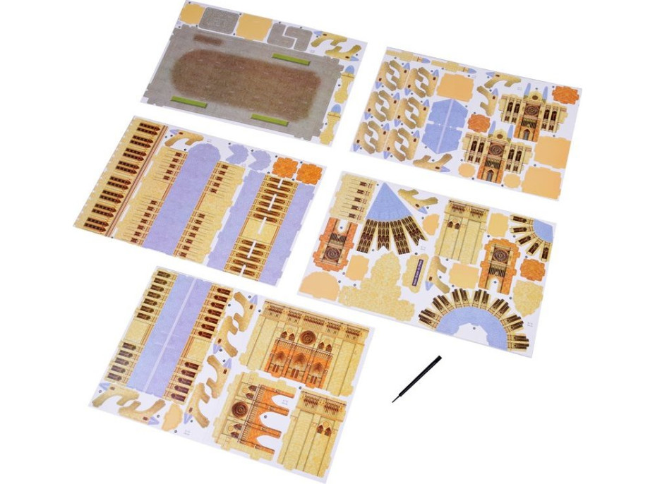 JOKOMISIADA 3D puzzle Katedrála Notre Dame, Paríž 77 dielikov