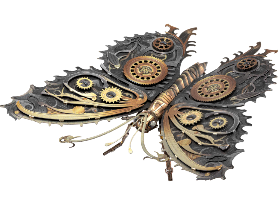 METAL EARTH 3D puzzle Steampunkový motýľ