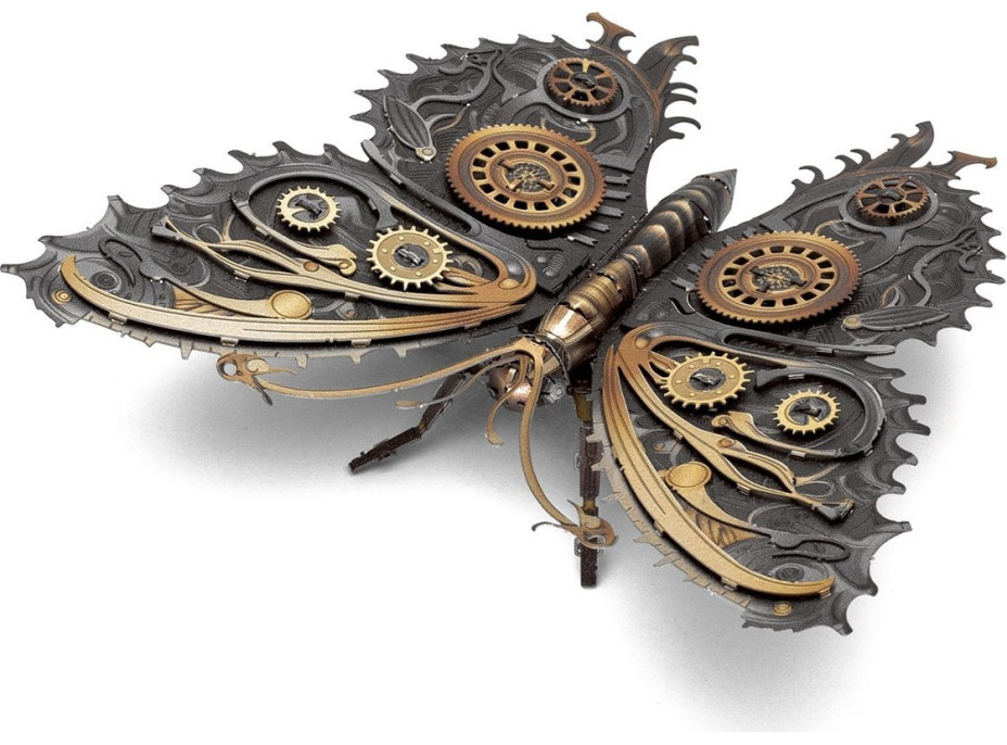METAL EARTH 3D puzzle Steampunkový motýľ