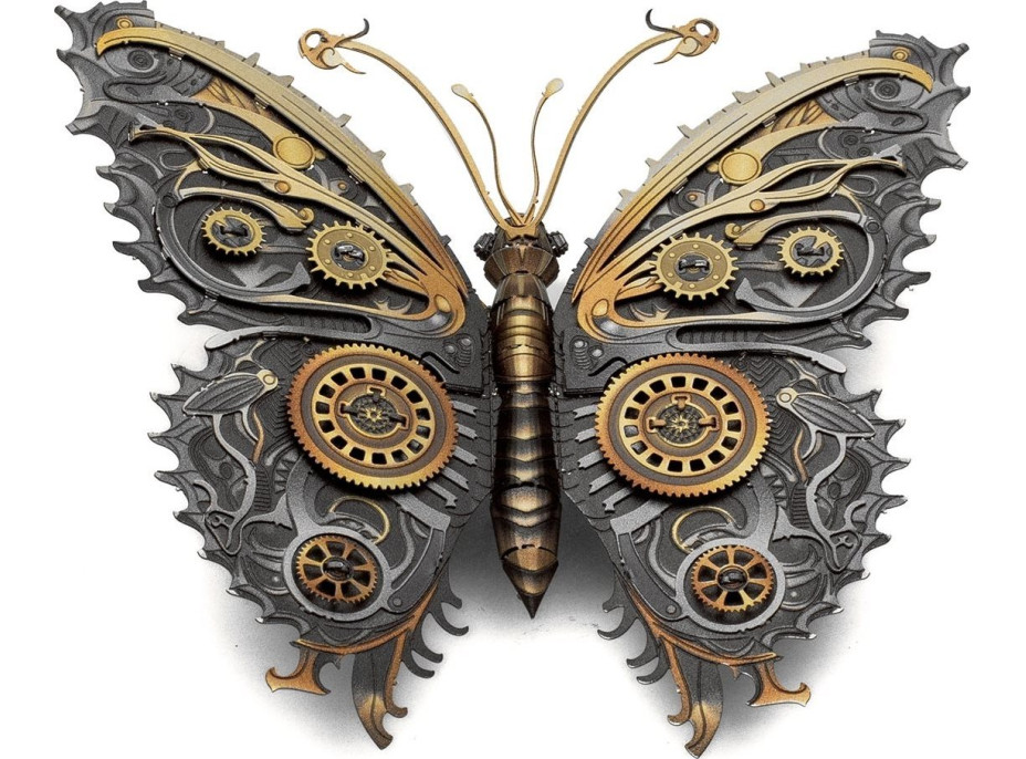 METAL EARTH 3D puzzle Steampunkový motýľ
