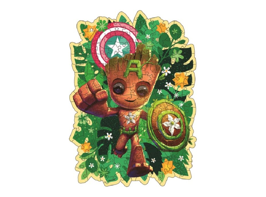 RAVENSBURGER Drevené obrysové puzzle Groot 150 dielikov