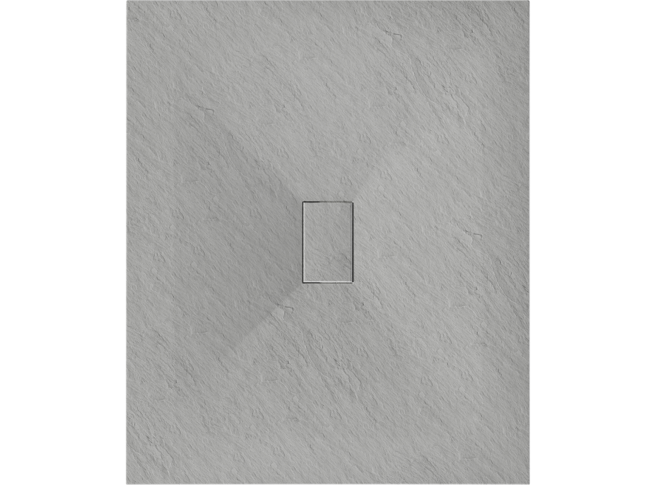 Sprchová SMC vanička MEXEN HUGO 100x110 cm - šedá, 42611011