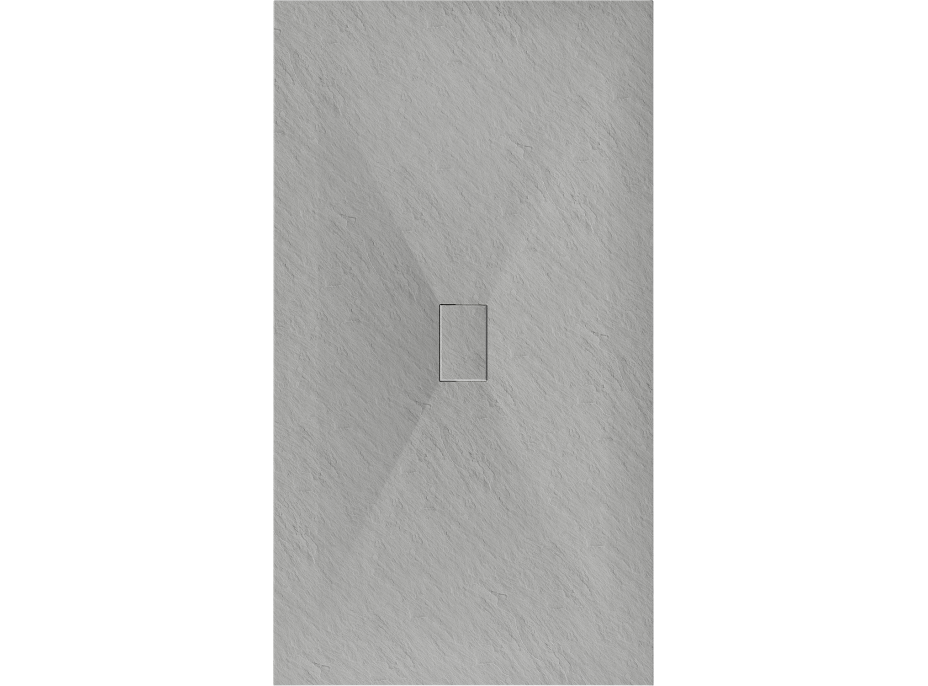 Sprchová SMC vanička MEXEN HUGO 100x170 cm - šedá, 42611017