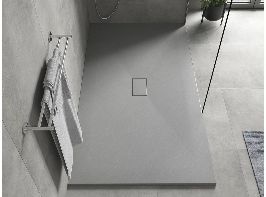 Sprchová SMC vanička MEXEN HUGO 100x180 cm - šedá, 42611018