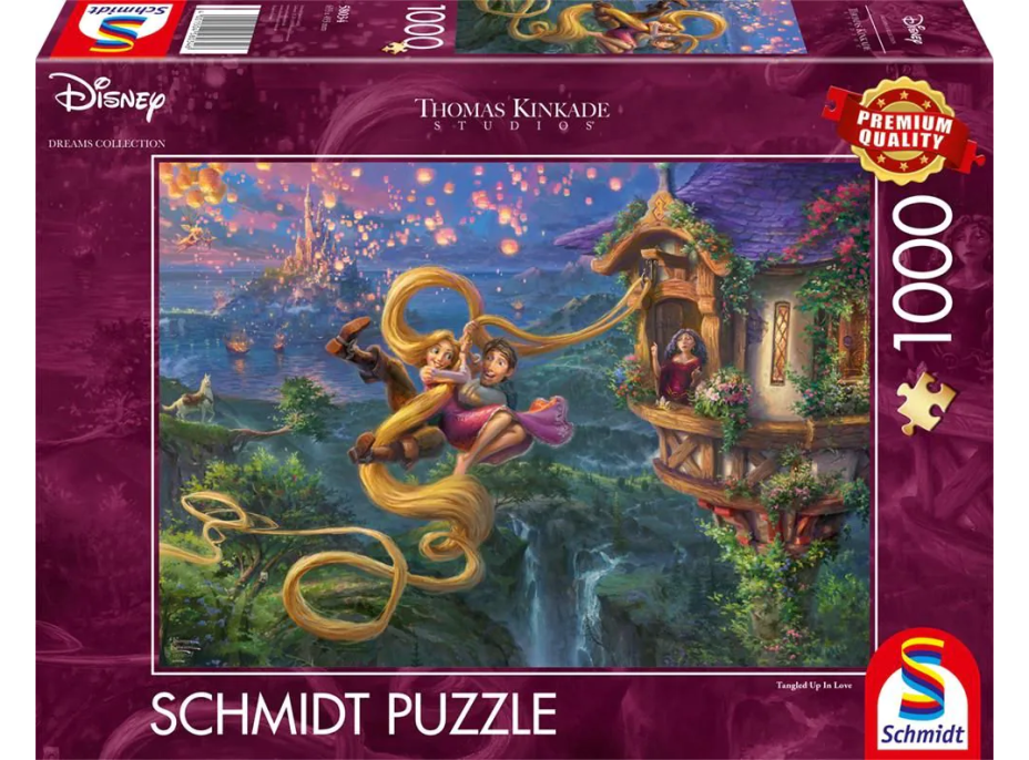 SCHMIDT Puzzle Disney: Locika a Flynn 1000 dielikov