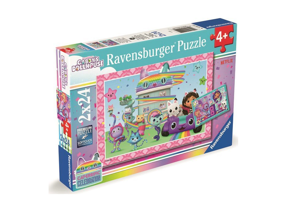 RAVENSBURGER Puzzle Gábinin kúzelný domček 2x24 dielikov