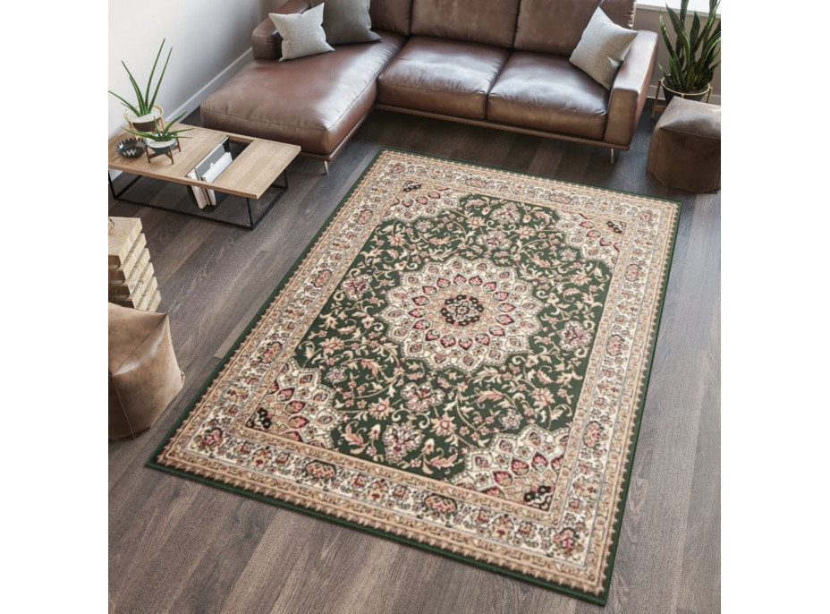 Kusový koberec ATLAS Marino - béžový / zelený