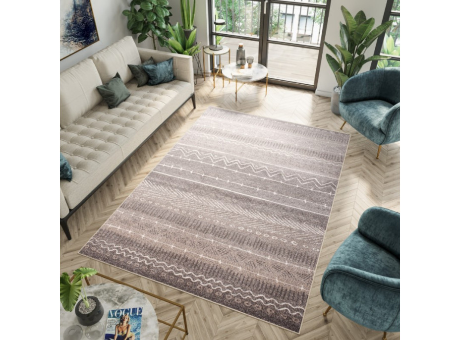 Kusový koberec FIESTA Rug - hnedý