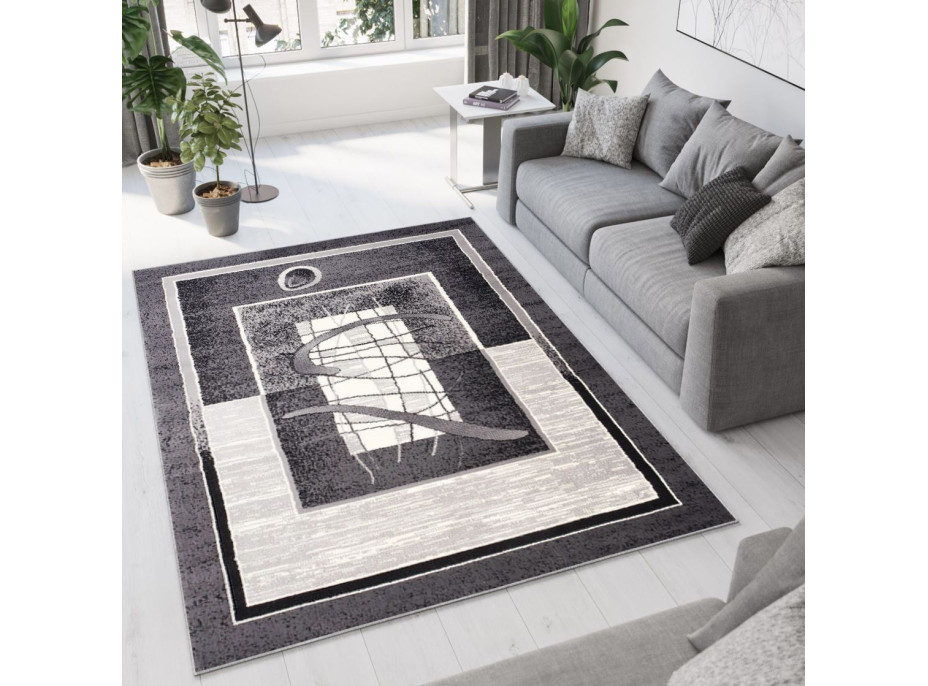 Kusový koberec TAPIS Art - šedý