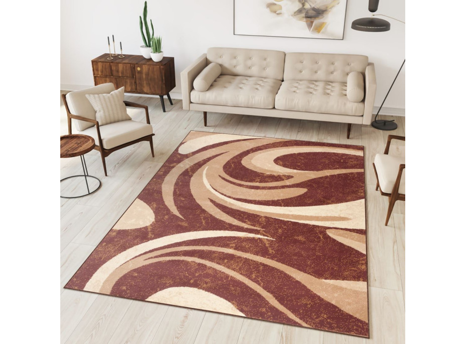 Kusový koberec TAPIS Charm - hnedý