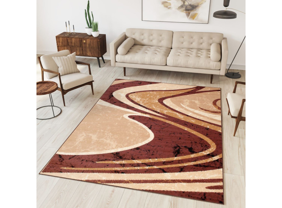 Kusový koberec TAPIS Dunes - hnedý