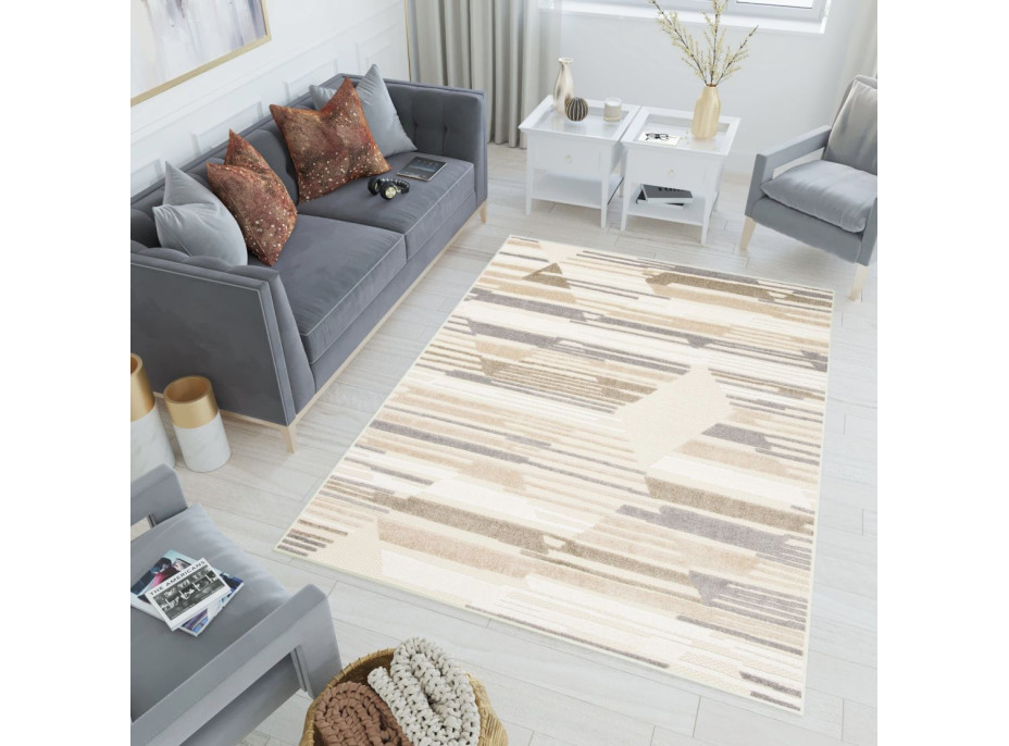 Kusový koberec AVENTURA Diamond - krémový/béžový