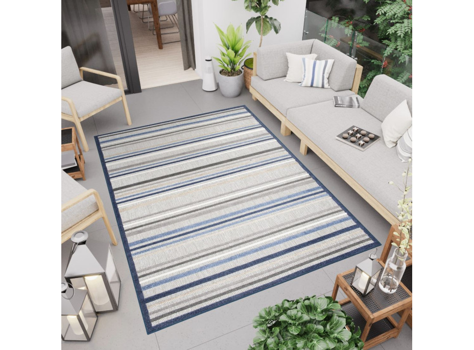 Kusový koberec AVENTURA Stripes - šedý