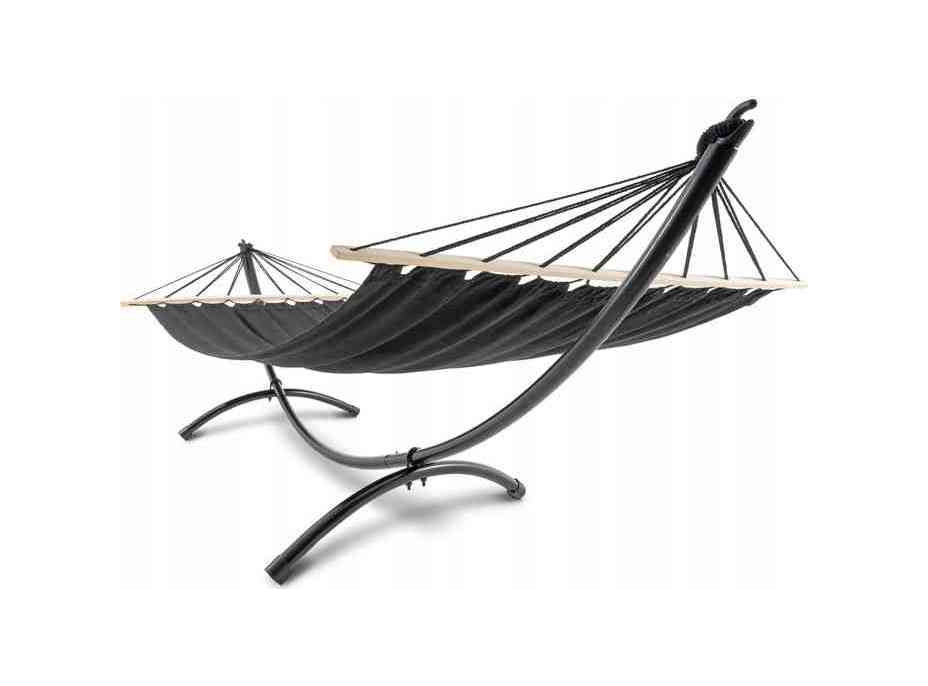 Závesná hojdacia sieť ULTIMATE XXL 200x150 cm - grafitová