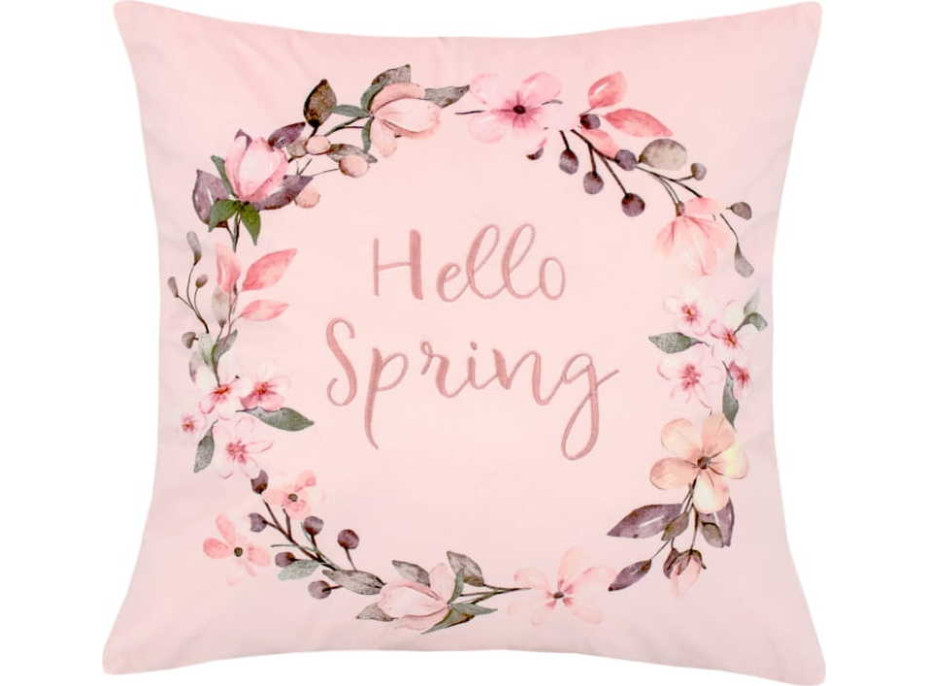 Veľkonočná obliečka na vankúš 45x45 cm - Hello Spring