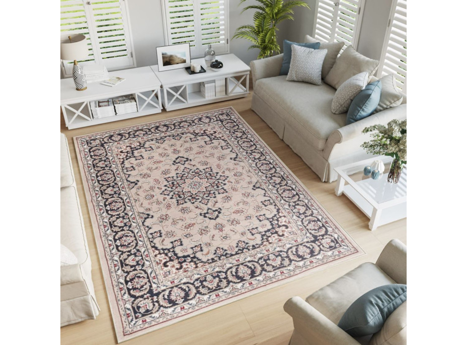 Kusový koberec COLORADO Rosette - svetlo béžový