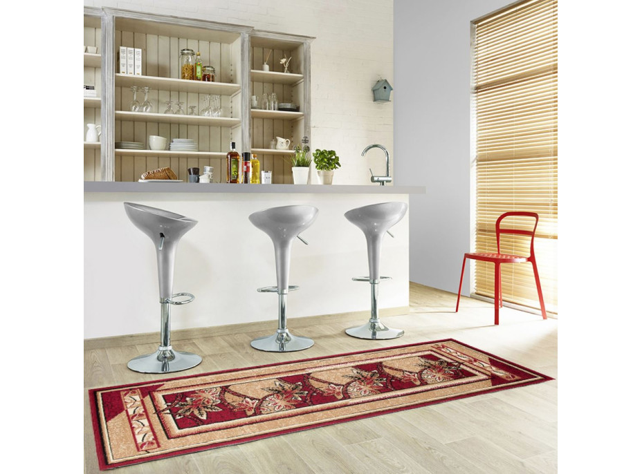 Behúň ATLAS frame - béžový/červený