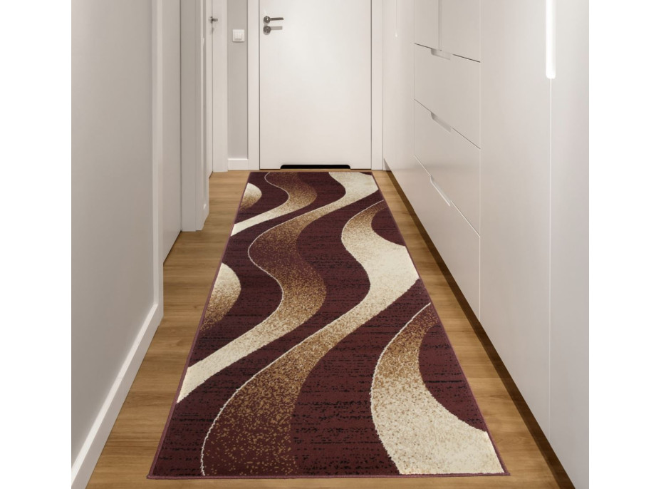 Behúň TAPIS Waves - hnedý