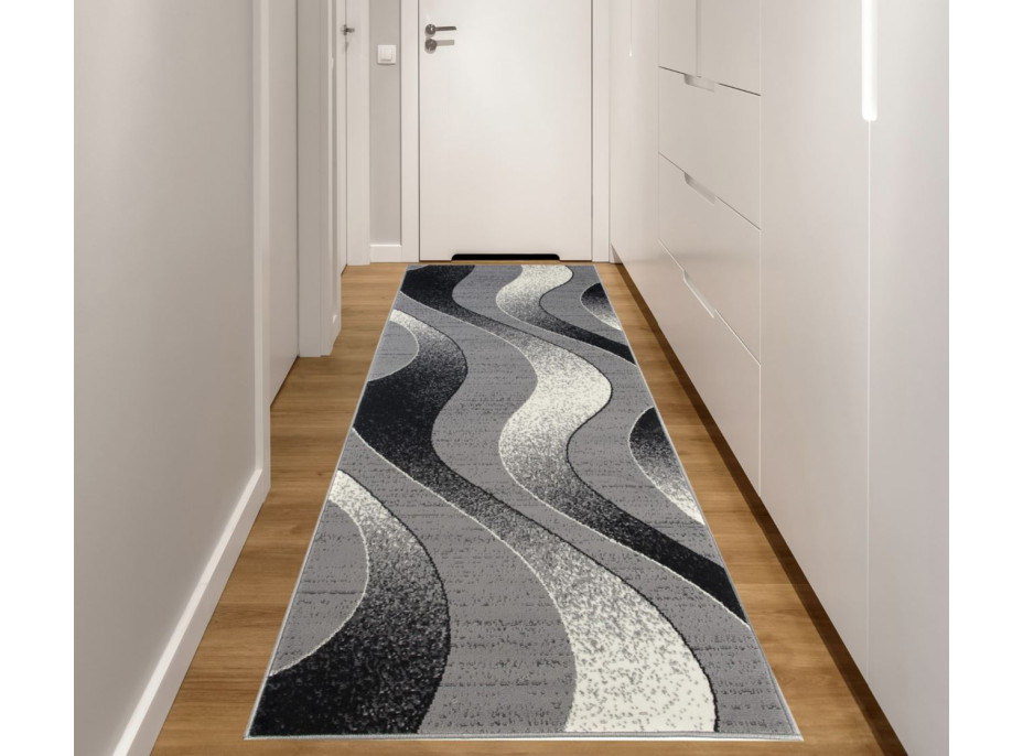 Behúň TAPIS Waves - svetlo šedý
