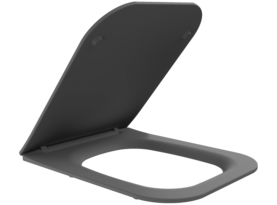 Duroplast WC sedátko MEXEN MADOX - softclose - tmavo šedé