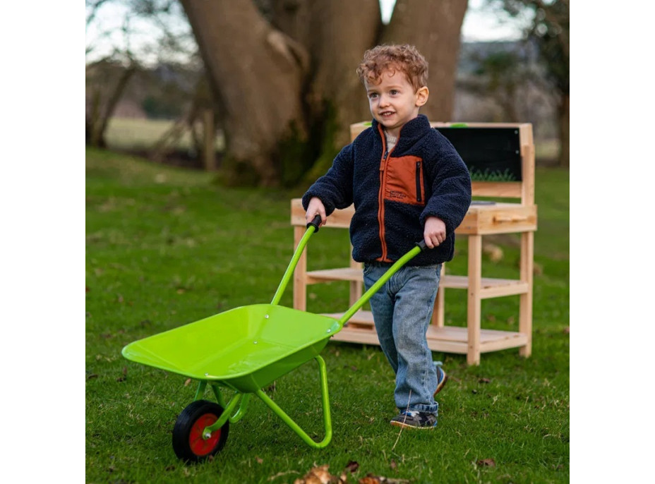 Bigjigs Toys Záhradné koliesko zelené