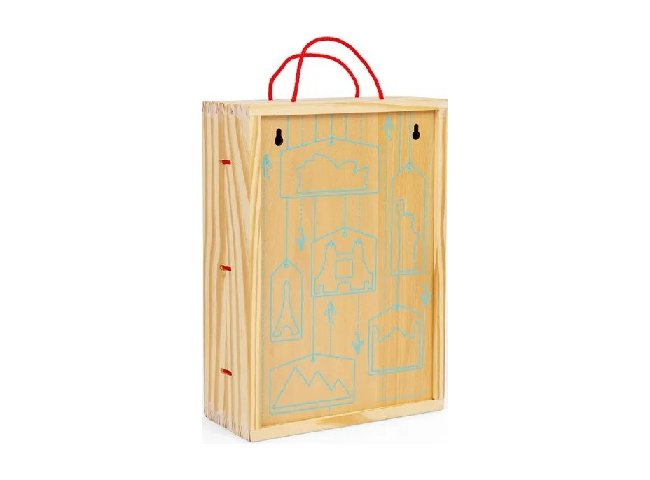 Bigjigs Toys Drevená cestovateľská hracia sada