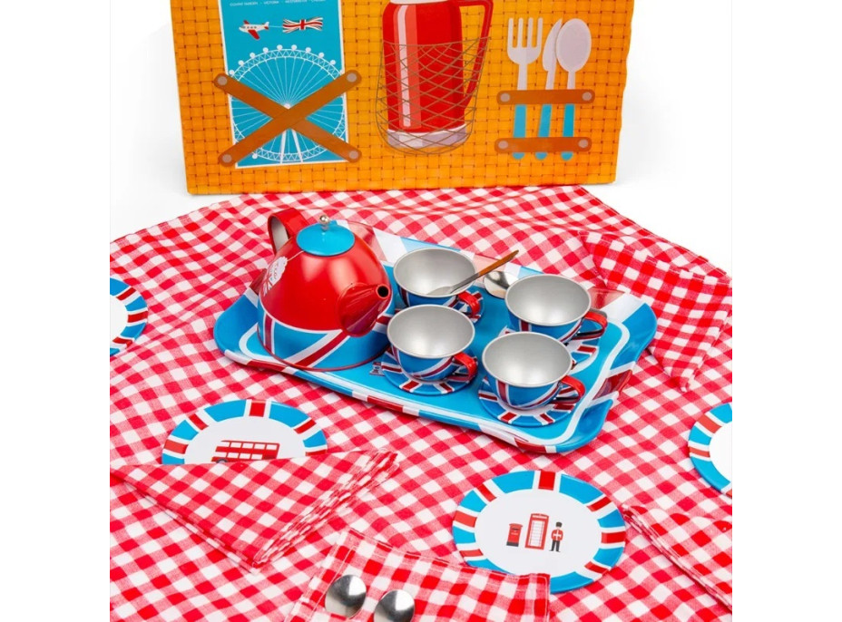 Bigjigs Toys Čajová sada v kufríku Londýn