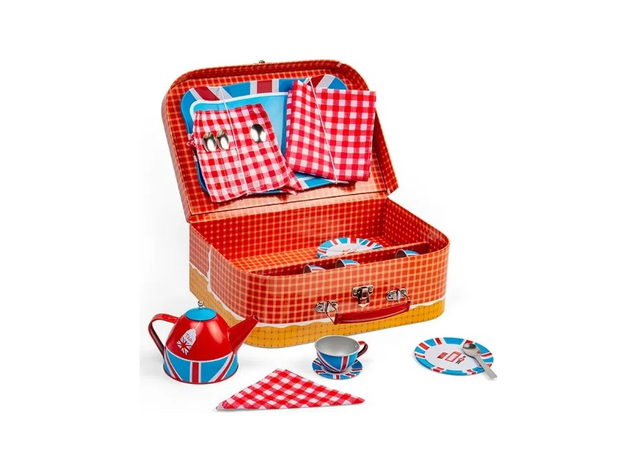 Bigjigs Toys Čajová sada v kufríku Londýn