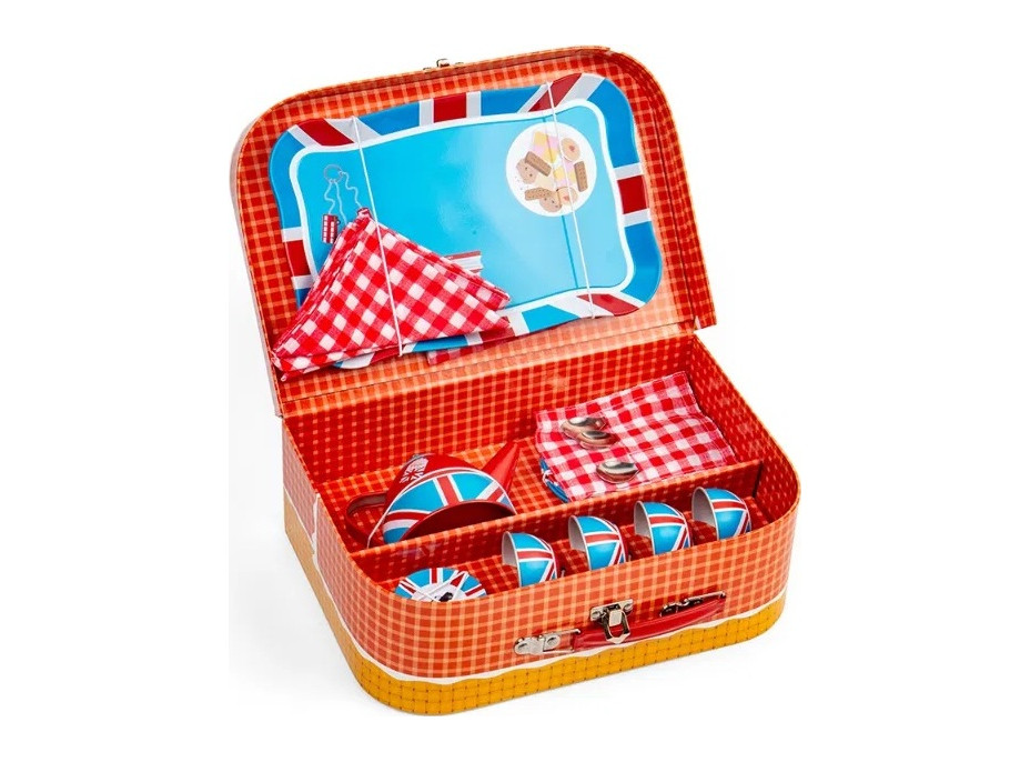 Bigjigs Toys Čajová sada v kufríku Londýn