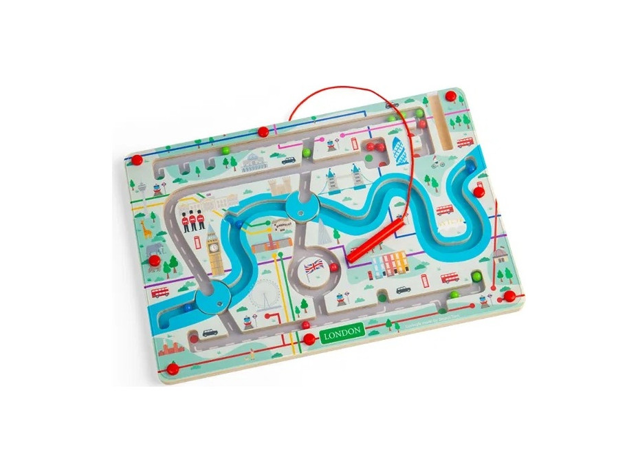 Bigjigs Toys Magnetické bludisko Londýn