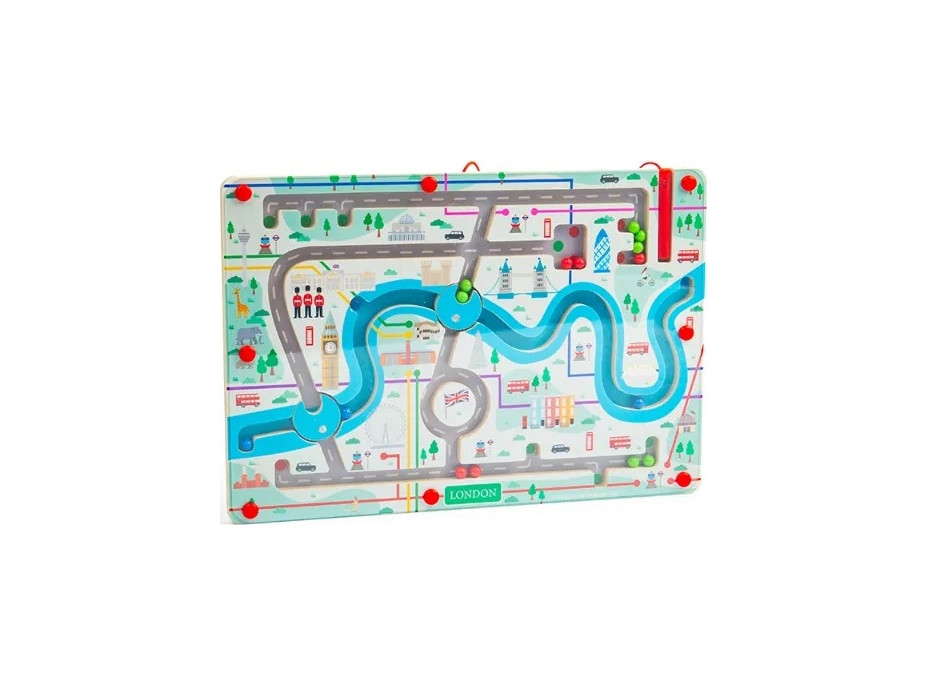 Bigjigs Toys Magnetické bludisko Londýn