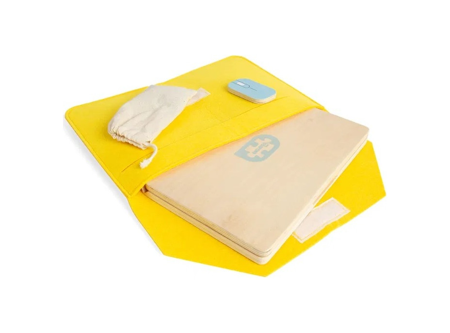 Bigjigs Toys Drevený magnetický notebook