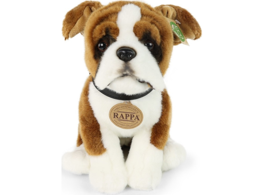Rappa Plyšový pes boxer 27 cm ECO-FRIENDLY