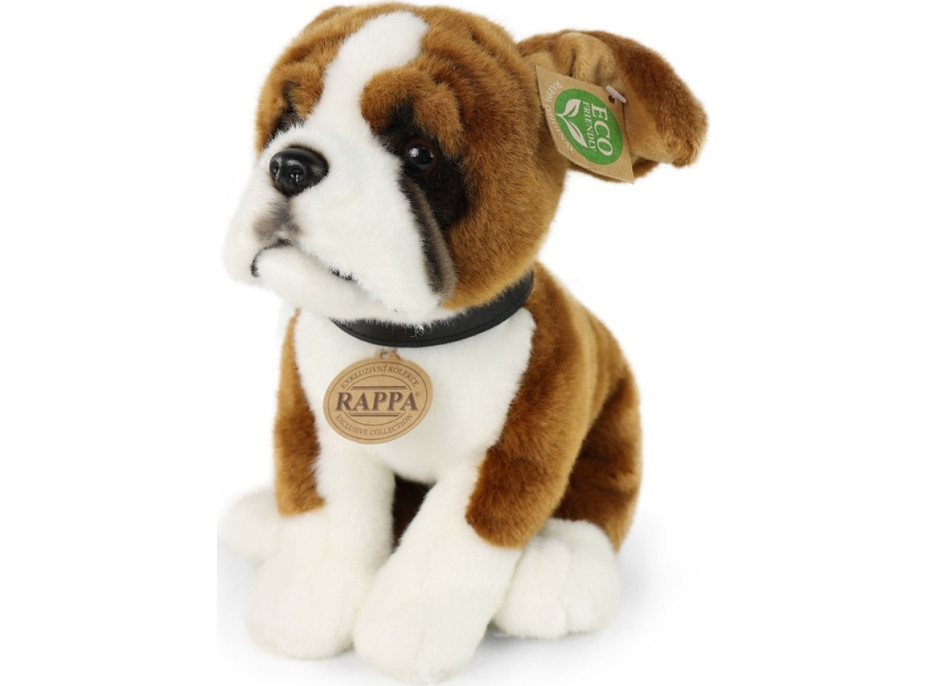Rappa Plyšový pes boxer 27 cm ECO-FRIENDLY