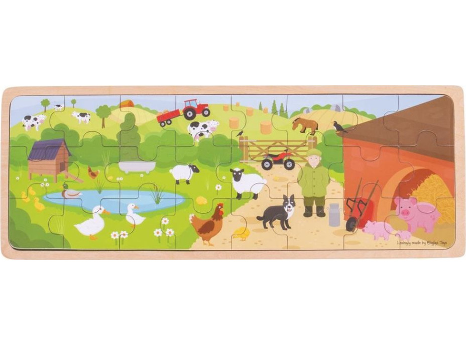 Bigjigs Toys Puzzle Na farme