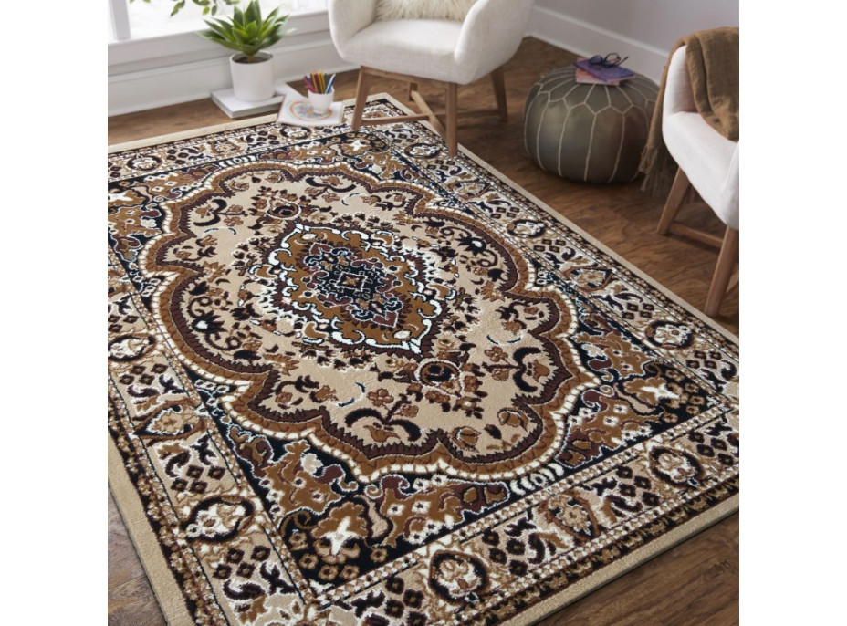 Kusový koberec ALPHA Dubai - hnedý