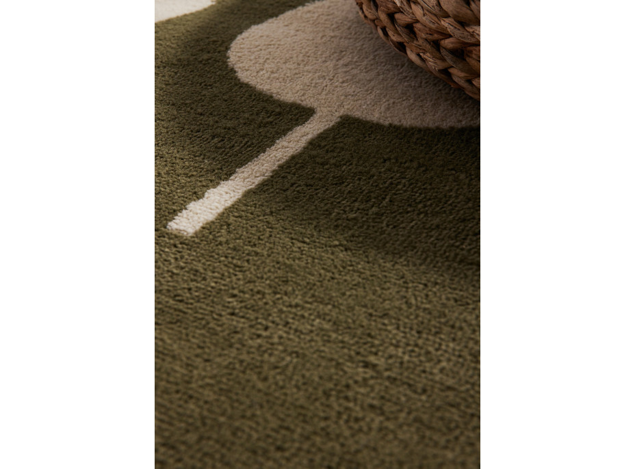 Detský koberček Adventures 106215 Green Cream