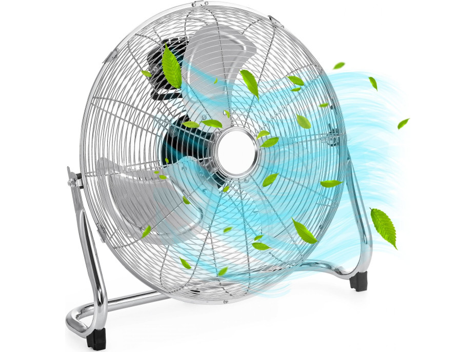 Podlahový ventilátor TYBER - strieborný