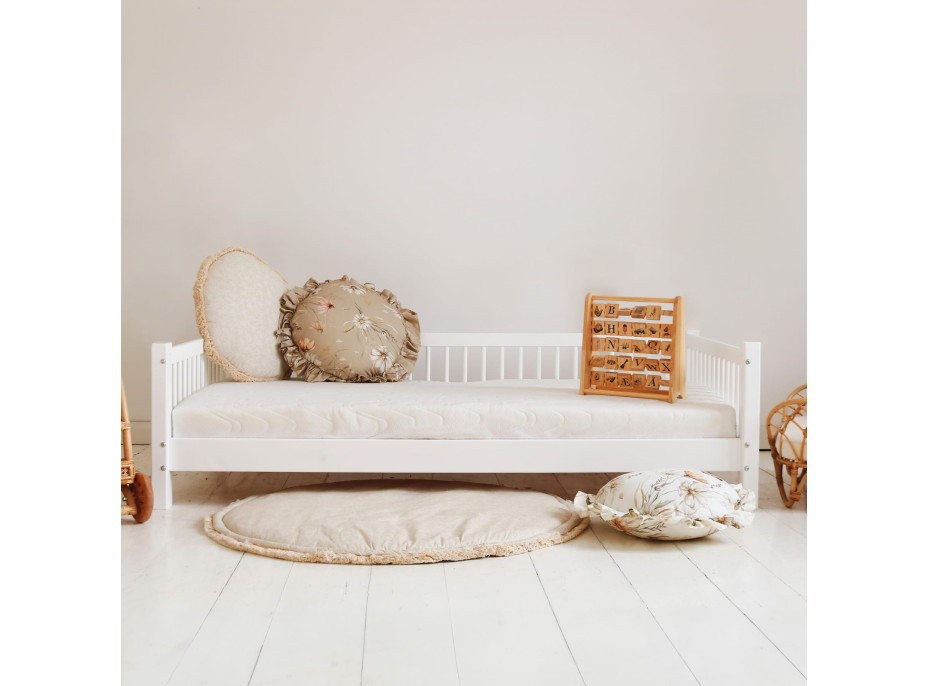 Detská posteľ z masívu borovice Basic BELLO (so šuplíkom/s prístelkou) - 180x80 cm [CLONE]