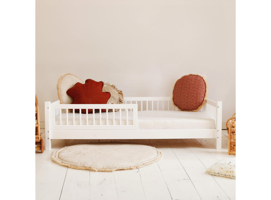 Detská posteľ z masívu borovice Basic BELLO (so šuplíkom/s prístelkou) - 180x80 cm [CLONE]