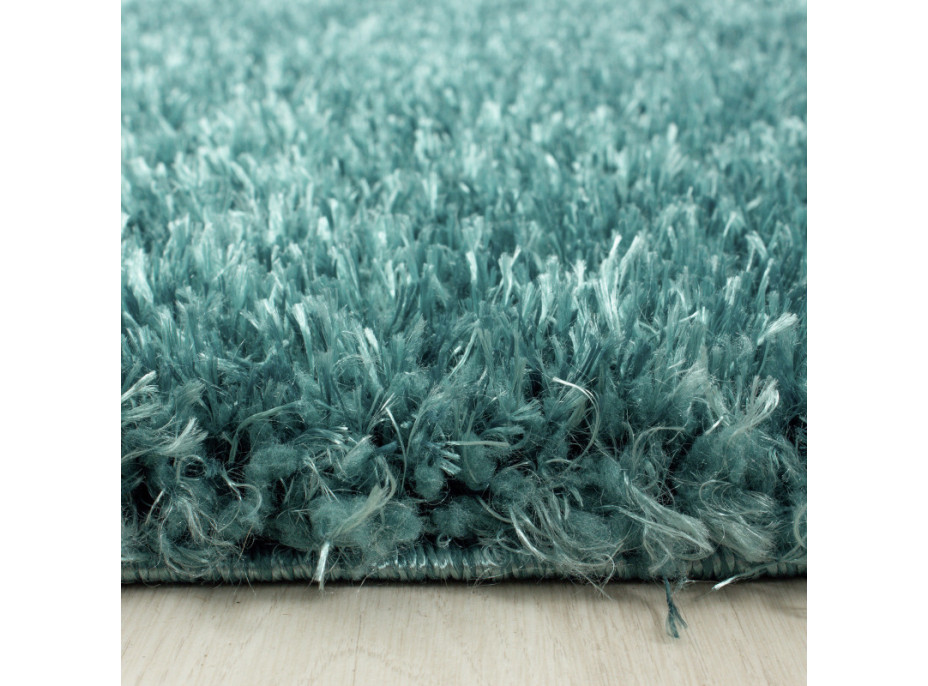 Kusový koberec Brilliant Shaggy 4200 Aqua, 60x110 cm