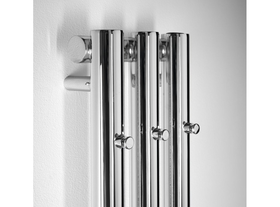 Sapho PILON vykurovacie teleso 196x1800mm, s tromi háčikmi pre uterák, chróm IZ126T