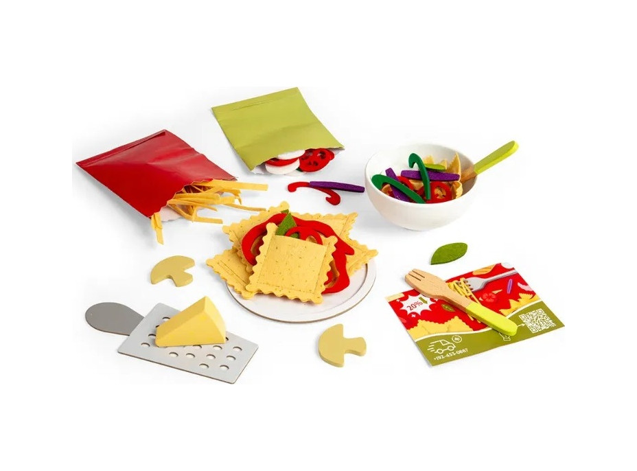 Bigjigs Toys Cestoviny pre dvoch
