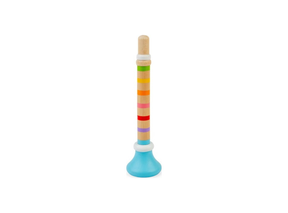 Bigjigs Toys Trumpetka 1 ks modrá