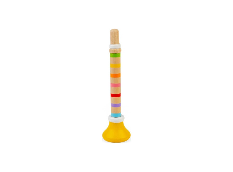 Bigjigs Toys Trumpetka 1 ks žltá