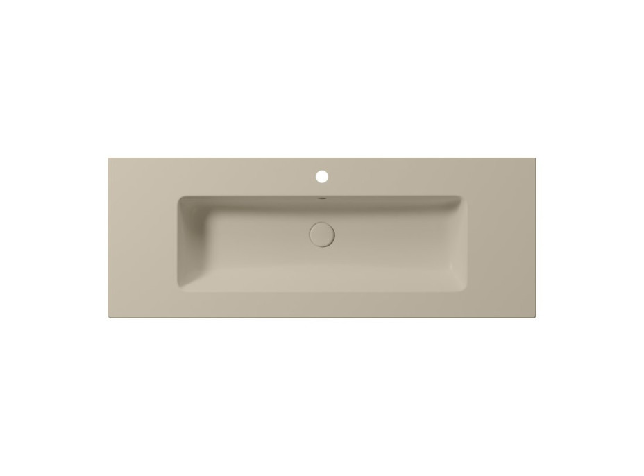 GSI PURA keramické umývadlo Slim 122x46cm, creta mat 8887108