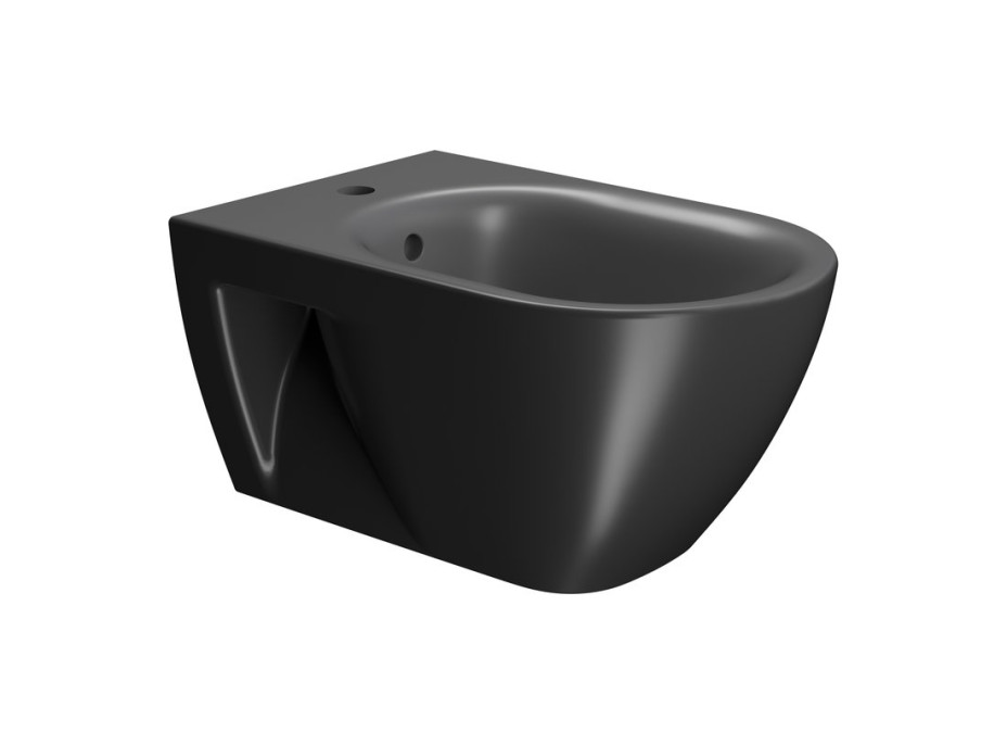 GSI PURA ECO bidet závesný, 36x55cm, čierna mat 8867126
