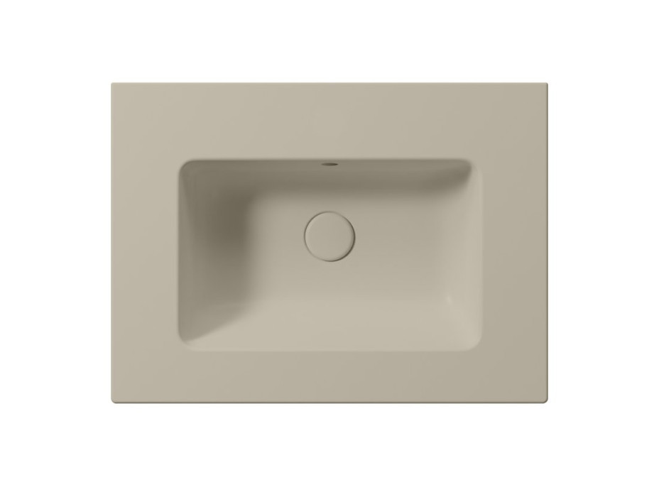 GSI PURA keramické umývadlo Slim 62x46cm, bez otvoru, creta mat 8884008