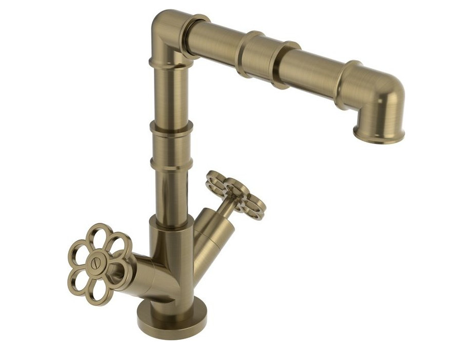 Sapho AVENUE stojanková drezová batéria, bronz EV014BR
